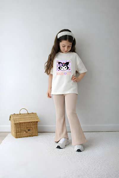 Belya Kids Wear Κοριτσίστικο Σετ Ολόσωμο Τοπ και Κολάν Υπερμεγέθους Σχεδίασης...