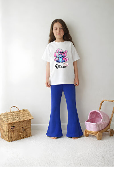 Belya Kids Wear Κοριτσίστικο Σετ Ολόσωμο Τοπ και Κολάν Υπερμεγέθους Μεγέθους ...
