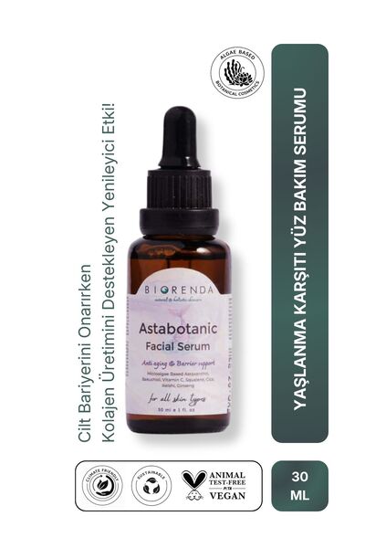 Biorenda Astabotanic Yaşlanma Karşıtı & Bariyer Destekleyici Yüz Serumu 30 ml
