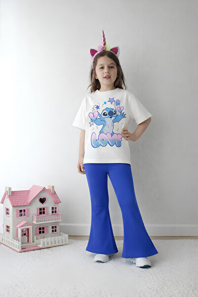 Belya Kids Wear Κοριτσίστικο Σετ Ολόσωμη Φόρμα με Χαριτωμένο Σχέδιο Χαρακτήρω...