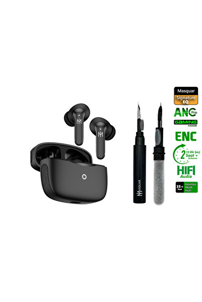 Masquar Zenith - Premium ANC + ENC Kablosuz Bluetooth Kulaklık (Temizleme Set...