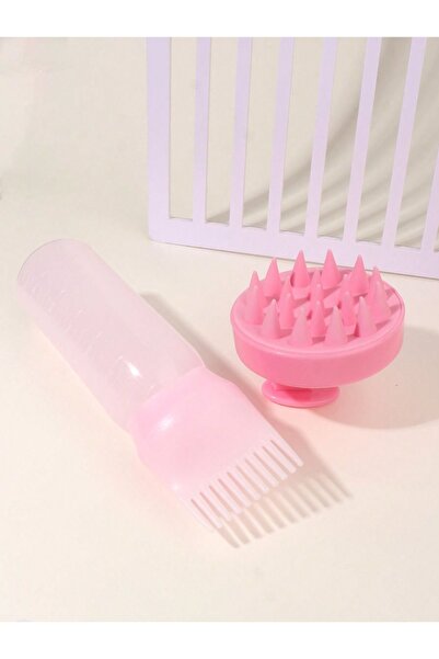 RAVENNA SAÇ BAKIM YAĞI APLİKATÖRÜ 6 OZ. PLASTİK ŞİŞE +MASAJ TARAGI 2 Lİ SAÇ B...