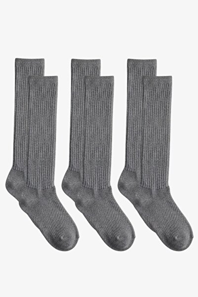 COTENCONCEPT 3 أزواج من الجوارب القطنية الرفيعة الممزوجة بالقطن للأطفال فوق ا...