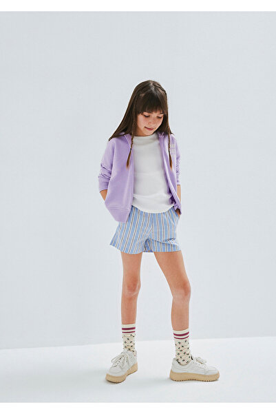 Mavi Gestreifte Shorts 7410019-89860