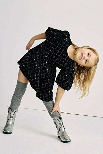 COTENCONCEPT جوارب قطنية رفيعة للأطفال مصنوعة من مزيج القطن تصل فوق الركبة