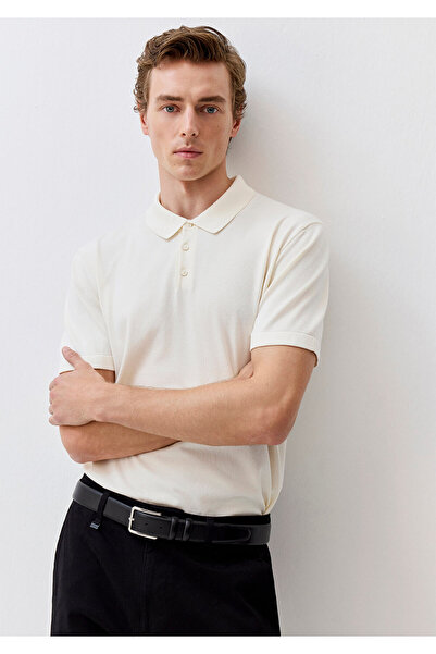 Mavi Ecru Strick-Polo 0710248-70057