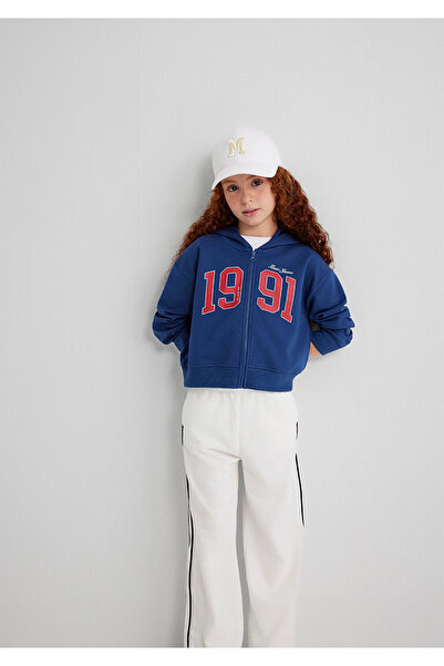 Mavi 1991 Bedrucktes Sweatshirt mit Reißverschluss 7S10119-70721