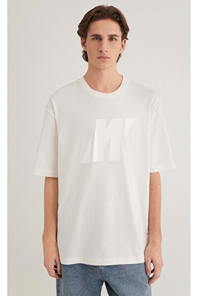Mavi M0613447 Pro Logo T-Shirt Men's T-Shirt White