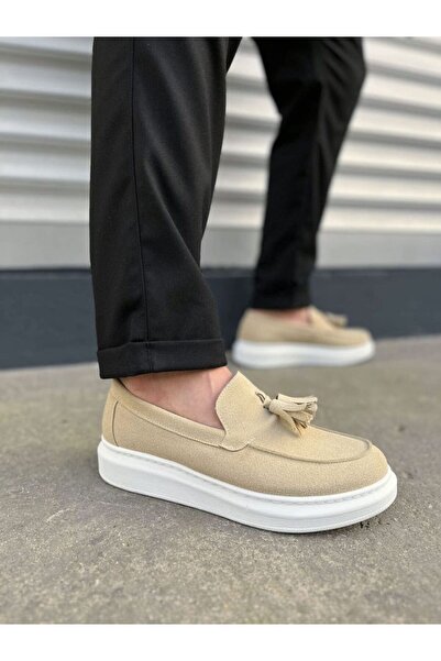 MODE STEP Jy154 Blaze Laceless Tasseled Suede Men's Casual Sports Classic Sho...