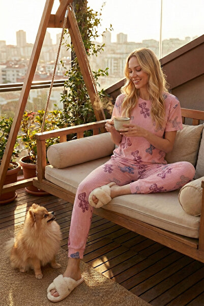 Lela Σετ πιτζάμες με κοντό μανίκι Regular Fit ΣΕΤ ΠΙΤΖΑΜΕΣ 65740104