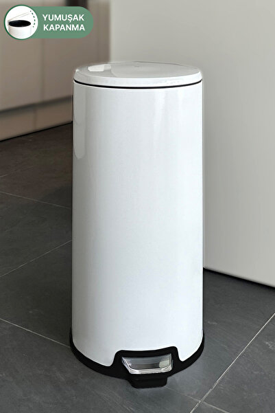 Prima Nova Cigo 20 LT Ατσάλινος κάδος απορριμμάτων με μαλακό κλείσιμο με πεντ...