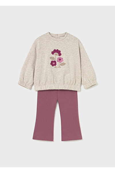 MAYORAL Baby Girl Floral Detailed 2-Piece Leggings Set