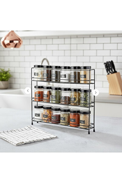 Metal Wall Hanging Spice Rack Stand Small Spice Rack Chrome