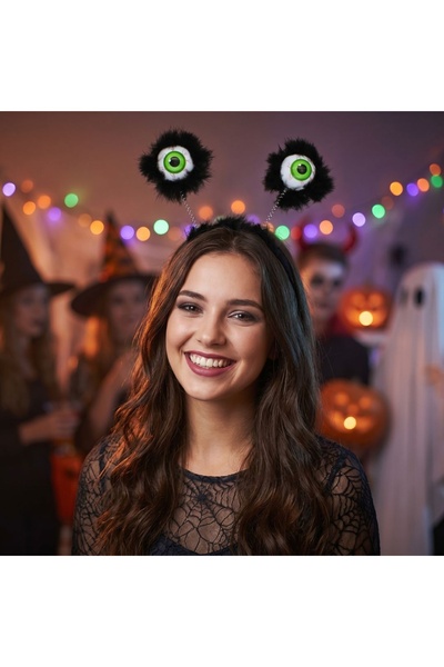 Gift Design Coroană de Halloween cu ochi, accesoriu amuzant și terifiant pent...