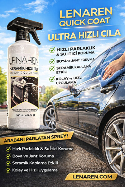 Lenaren SERAMİK ETKİLİ ULTRA HIZLI CİLA