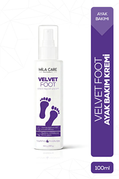 Mila Care Health&Beauty Velvet Foot Topuk Çatlak ve Ayak Bakım Kremi 100ml