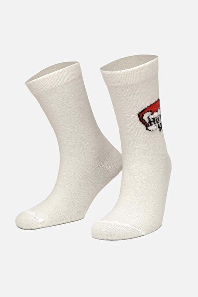 Aytuğ Women's Plush Thermal Single Hat with Patterned Christmas Themed Socks ...
