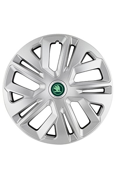 Autohelix MSA Set de 4 capace de jantă Raven Grey R14, pentru Skoda Green