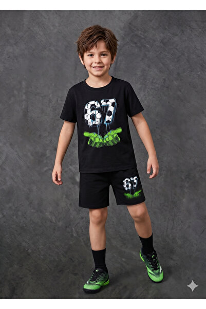 Cevval Σετ παιδικό μπλουζάκι και σορτς τσέπης