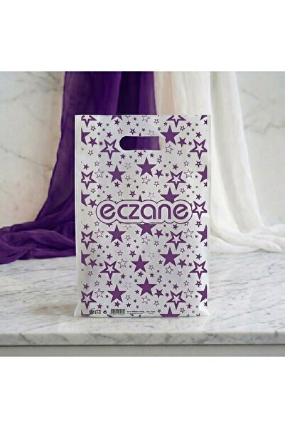 ÇABUKLAR Eczane Bez Çanta El Geçme Yıldız (22x32 cm) - 50 Adet