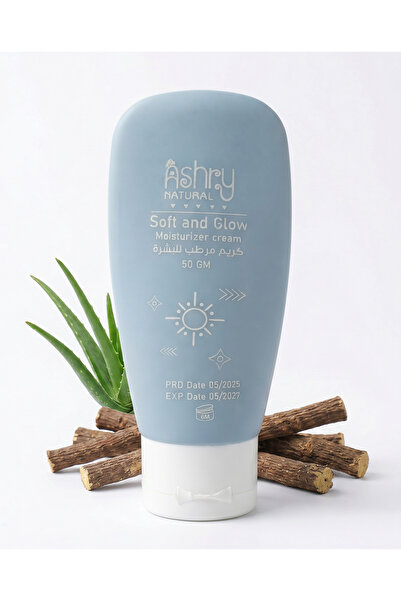 Ashry NATURAL كريم الوجه المرطب خفيف من أشري ناتشورالز بتركيبة مشرقة لترطيب ي...