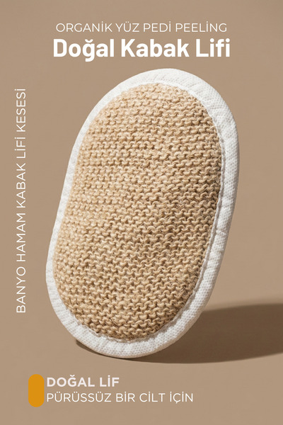 Sabuncu Hacı Organik Yüz Pedi Doğal Peeling Kabak Lifi
Yüz Temizleme Pedi Ban...