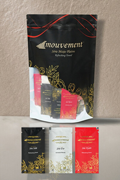 MOUVEMENT 160 Adet - Kolonyalı Islak Mendil - Karışık Platinium Paket