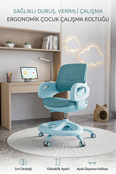 Karr Kids Olinda Ergonomik Çocuk Çalışma Koltuğu