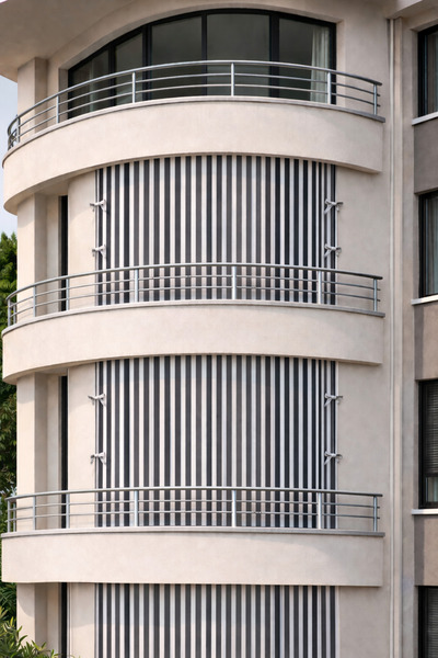 ERCANLI Κουρτίνα Μπαλκονιού Enxboy Προαιρετική Γκρι Λευκή Αδιάβροχη - Κουρτίν...