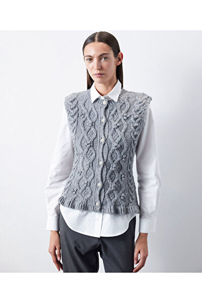İpekyol Πλεκτό γιλέκο με λάμψη