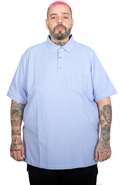 ModeXL Ανδρικό μπλουζάκι Mode XL μεγάλου μεγέθους με τσέπες, κλασικό πικέ με ...