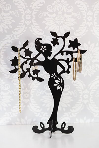 VENON Βάση κοσμημάτων με μαύρη σιλουέτα γυναικείας φιγούρας – Οργανωτής για σ...