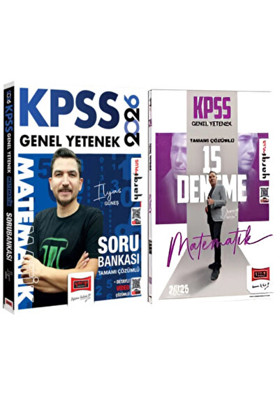 Yargı Yayınları İlyas Güneş | 2026 KPSS Genel Yetenek Tamamı Çözümlü Matemati...