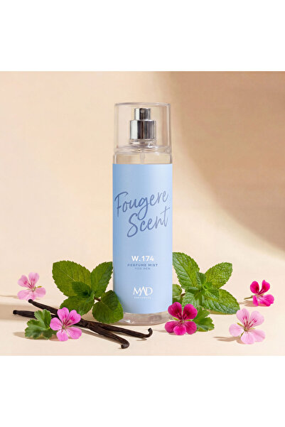 Mad Parfüm Mad W174 200 ml Erkek Perfume Mist - Vücut Spreyi