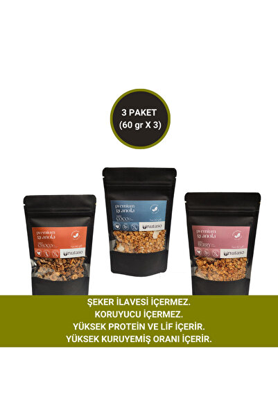 Choco, Coco, Berry Granola (60 gr x 3)