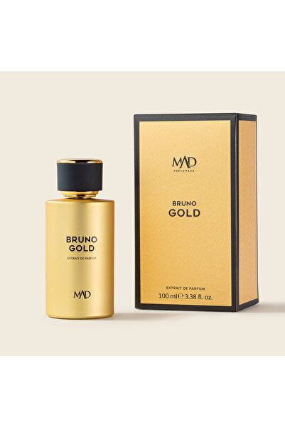 Mad Parfüm Mad Bruno Gold 100 ml Unisex Parfüm | Meyvemsi . Amber . Etkileyici