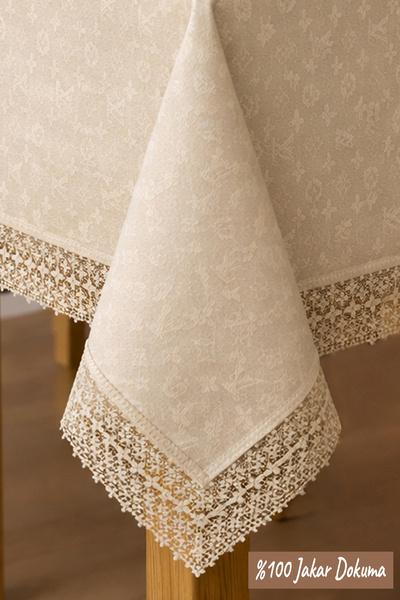 MonoHome Δεν χρειάζεται σιδέρωμα & ύφασμα ζακάρ χωρίς ραφές – Κομψό τραπεζομά...