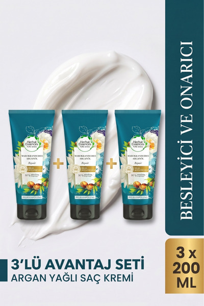 Saç Kremi Beach Hindistan Cevizi 200ml x3 Avantaj Seti