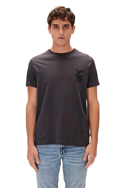 Bad Bear Fish dream anthracite men's printed t-shirt