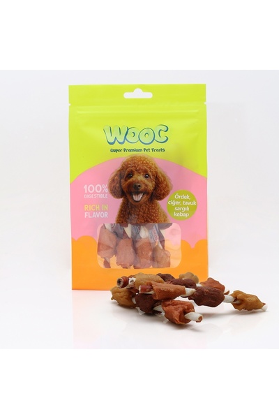 Wooc Dog Tavuk&ördek&ciğer Sargılı Stick Köpek Ödül Maması 80 Gr