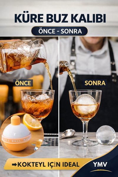YMV (4 Pcs) Round Ice Mold Sphere Shaped Exfoliating Ice Mold Cola Alcohol Beverage Ice Mold Sphere Shape