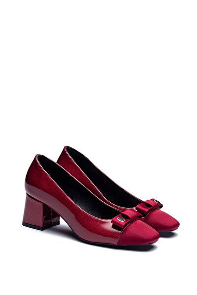 Dedos 915 Women's Bow Detailed Heeled Shoes