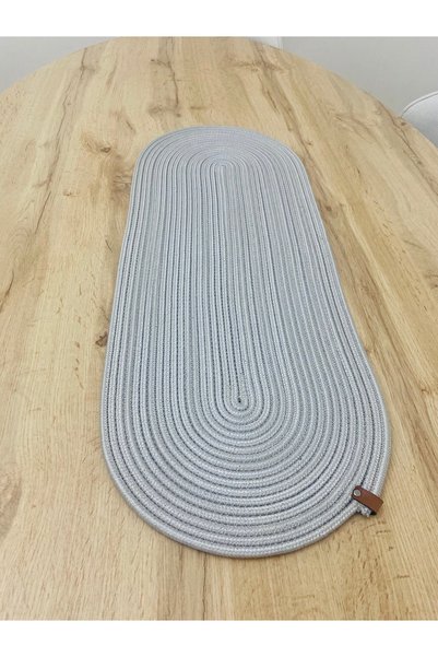 SHLM TEKSTİL Jute, Decorative Table Coffee Table Cover, Runner 33X90, American Service