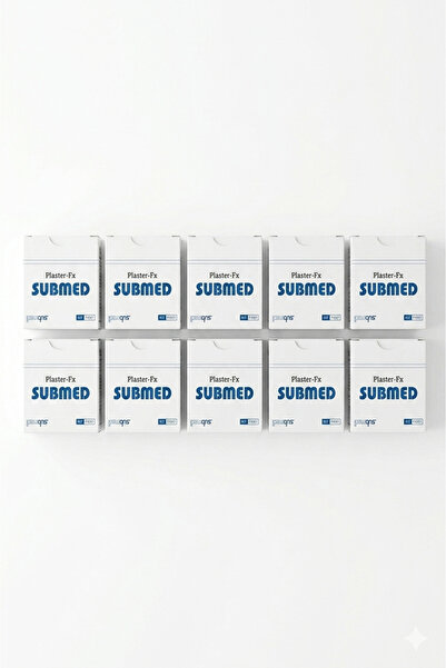 submed Fix Esnek Flaster 10x10, Elastik Sabitleme Bandı 10 Adet