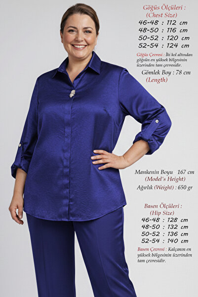 Laden Γυναικείο Σετ Μεγάλου Μεγέθους Υψηλής Ποιότητας Σατέν 44-54 Μεγέθη Άνετ...