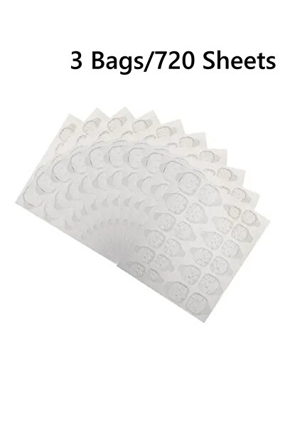 L&Wen 3 Bags Nail Adhesive Glue Tapes, Waterproof Breathable Jelly Double Sid...