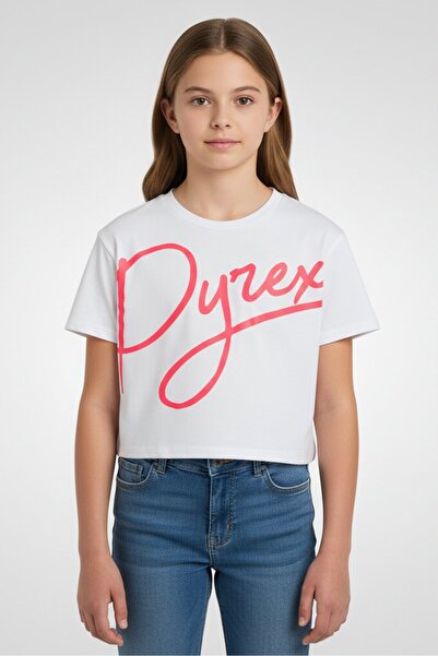 Pyrex Kids Kid Girls Corta Jersey T-shirt, White