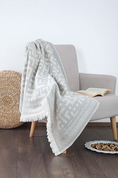 Çulha RUBBY GRAY, 100% ΒΑΜΒΑΚΙ, 130x170 εκ. ΚΟΥΒΕΡΤΑ ΤΗΛΕΟΡΑΣΗΣ