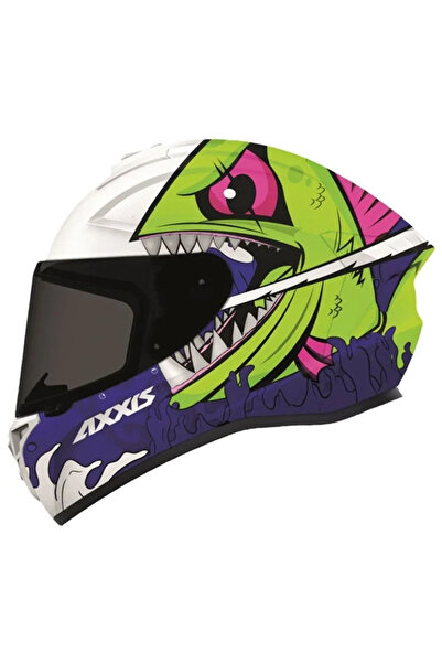 AXXIS Draken Viperfish Pearl Full Face Motosiklet Kaskı
