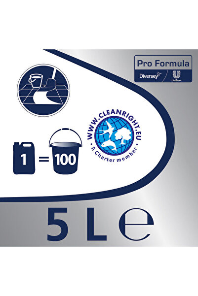 Cif Detergent pentru pardoseli Profesional 5L cu parfum proaspăt de lămâie